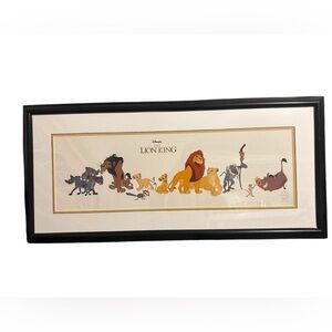 Disney Sericel The Lion King “Cast Of Characters” Limited Edition 5000 Produced